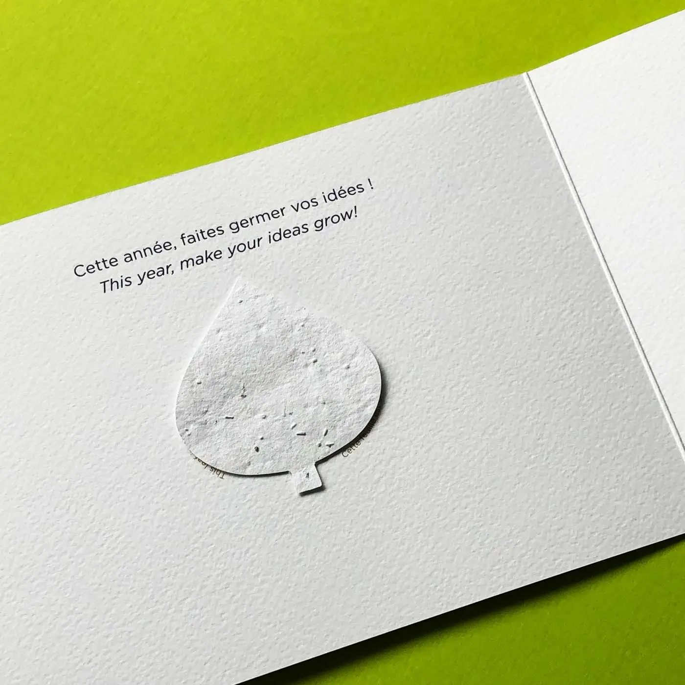 feuille, papier ensemencé, print, écologique, recyclé