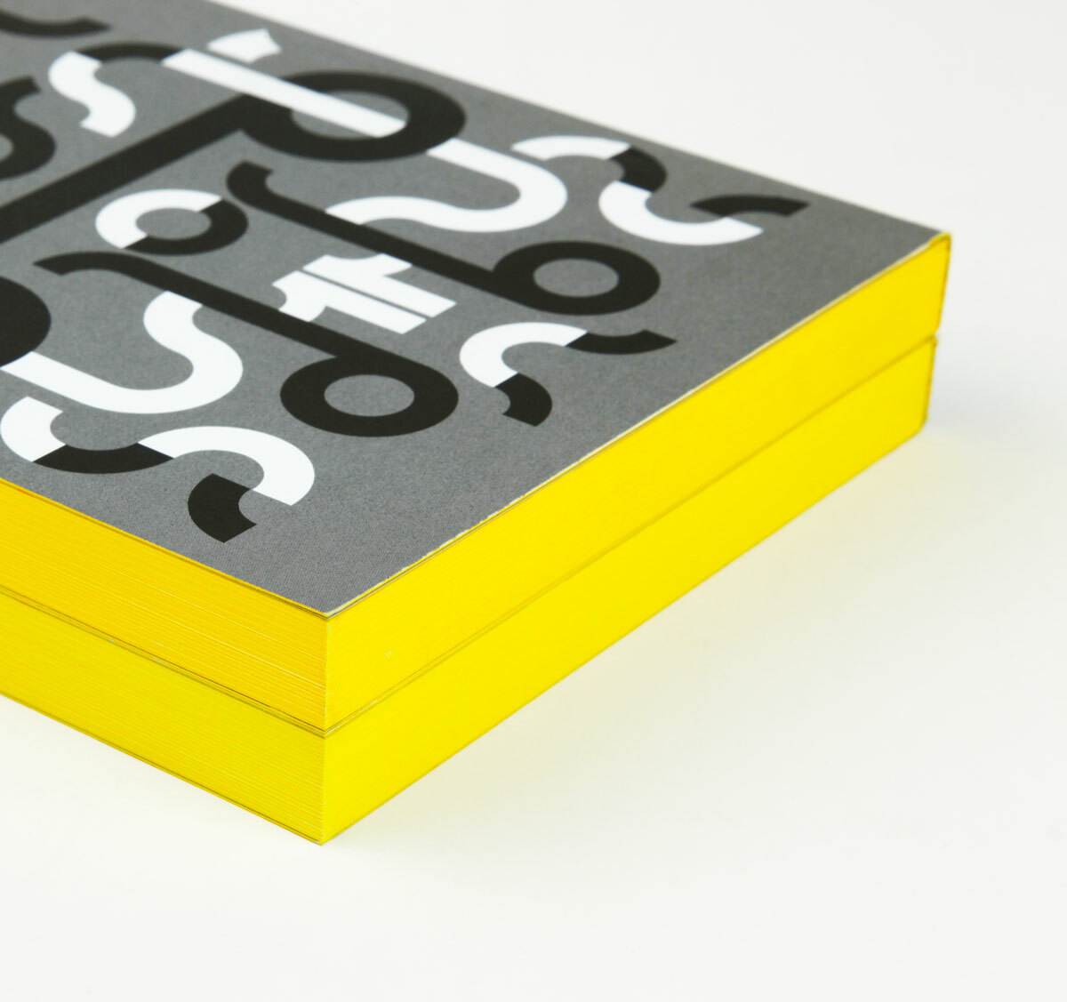 print, catalogue, couleur sur tranche, jaune