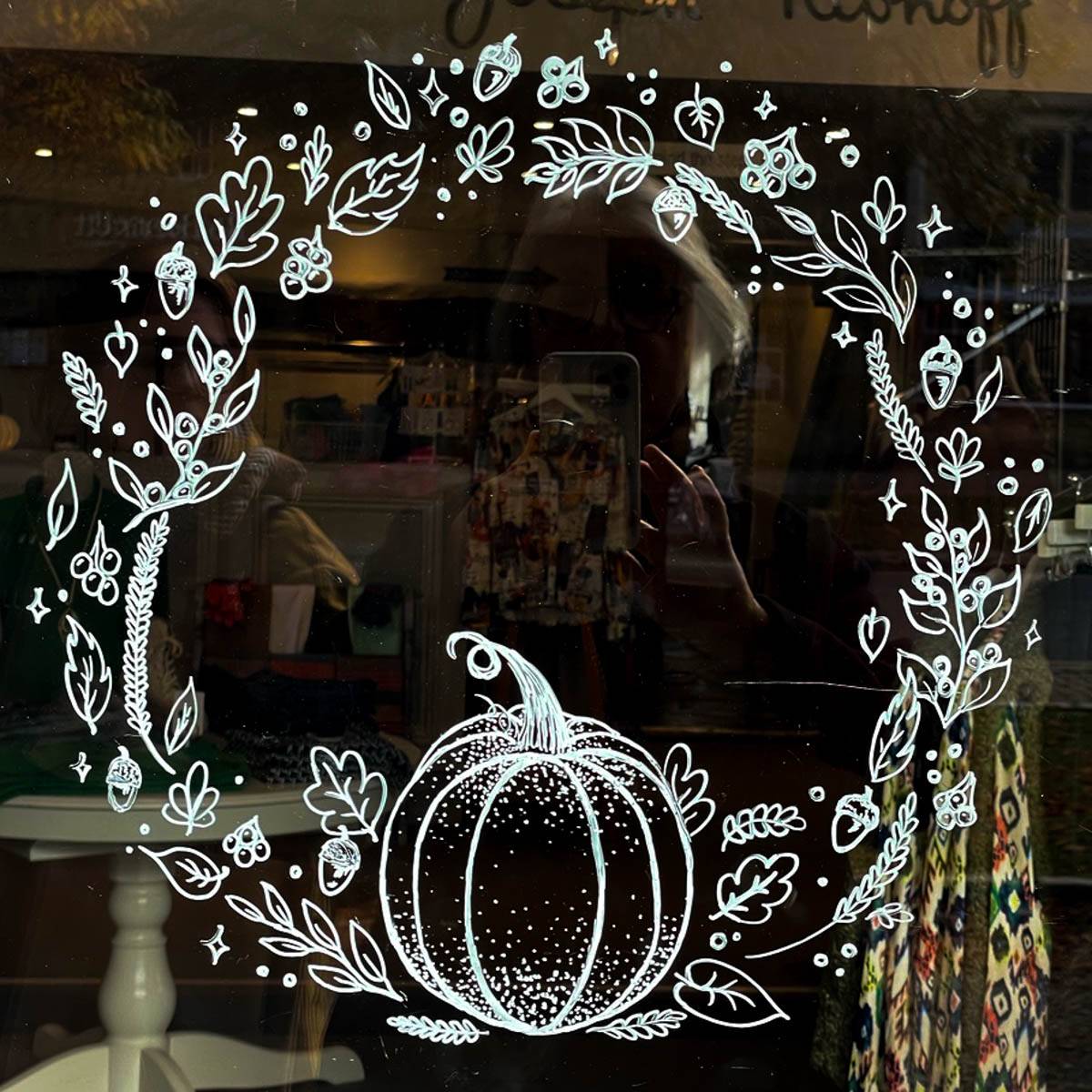 vitrophanie sticker vitrine automne-3