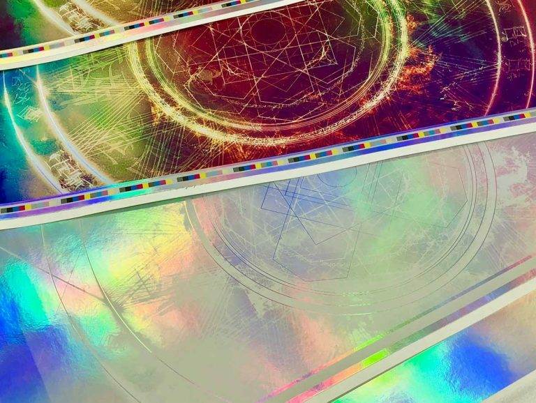 impression HUV holographique