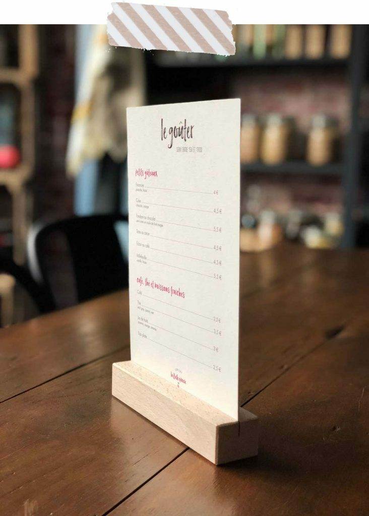 showroom grafik plus menu print