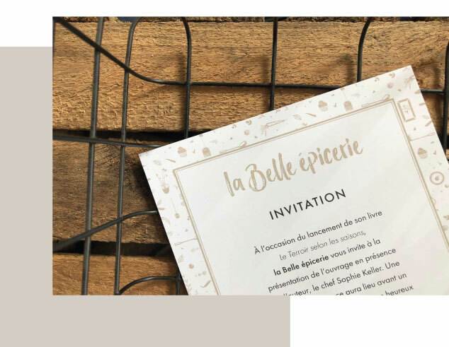 showroom grafik plus invitation print