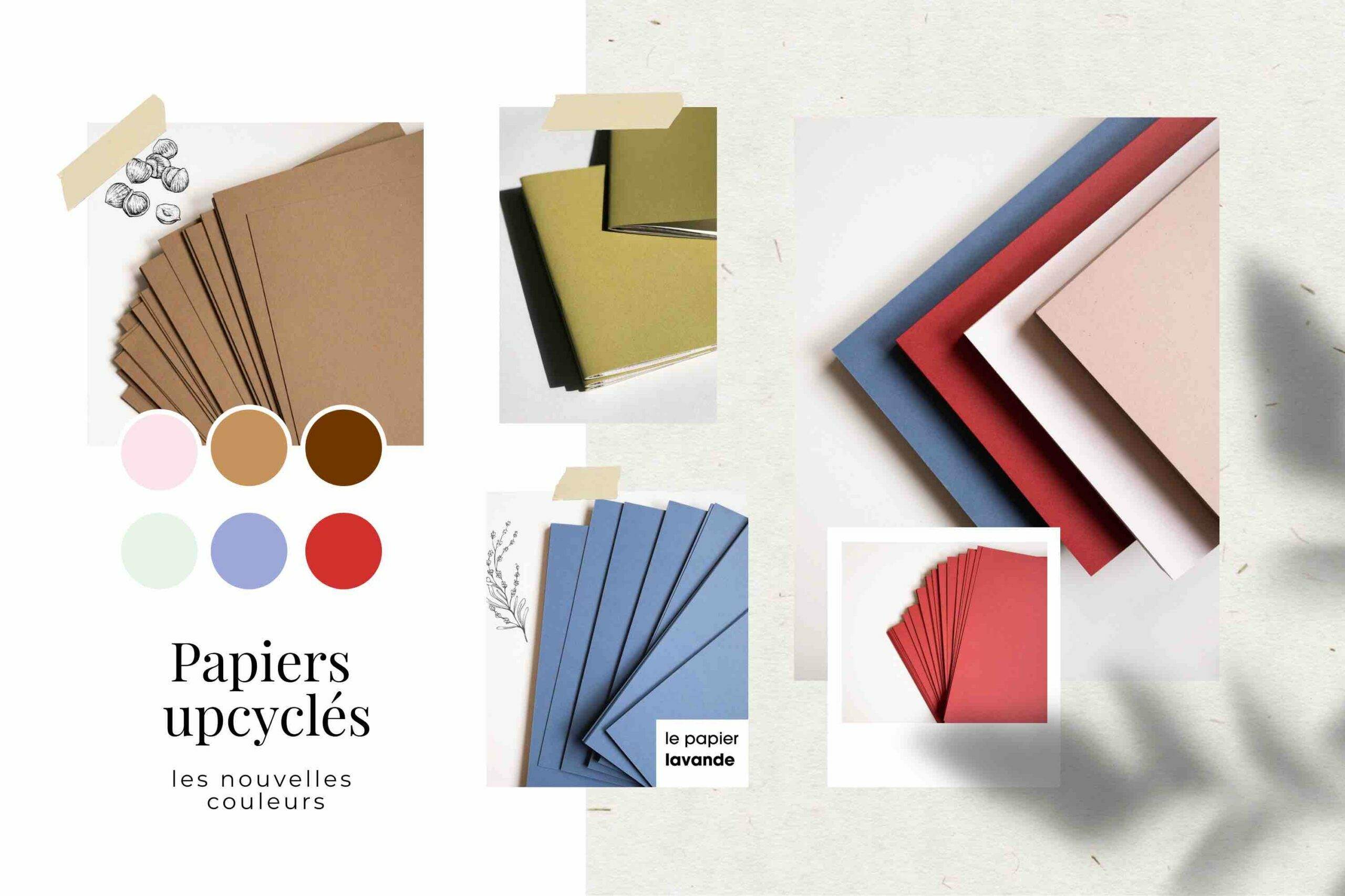 papiers upcyclés crush