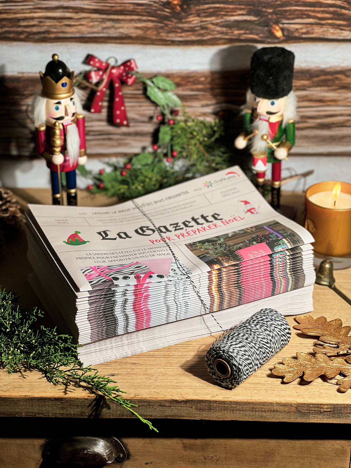 gazette de Noël impression journal tabloid storytelling Grafik Plus-21