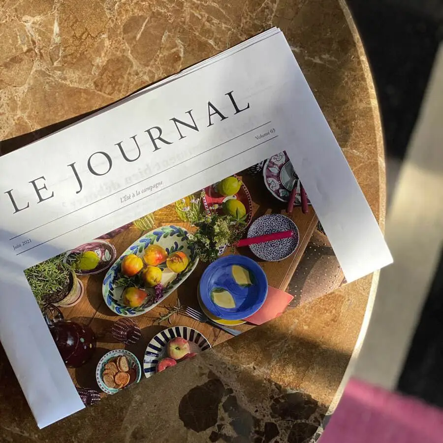 tabloid print grafik plus storytelling journal square