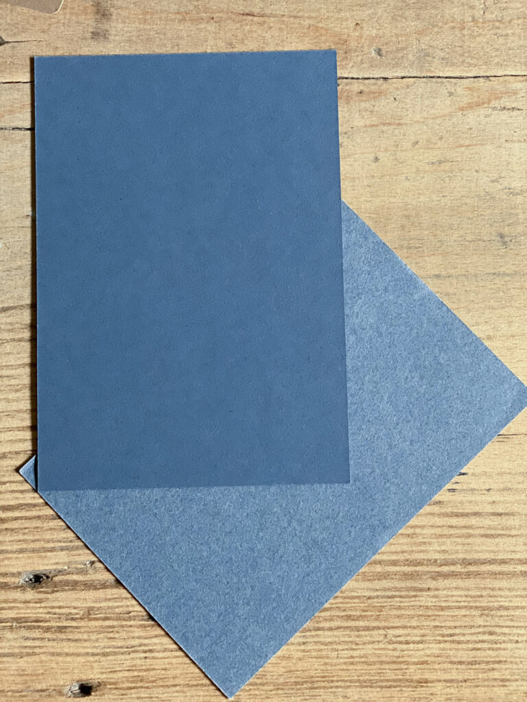 design graphique papiers automne bleus