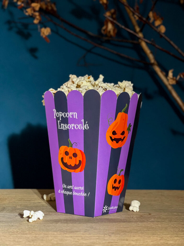 boîte pop corn Halloween Grafik Plus-24