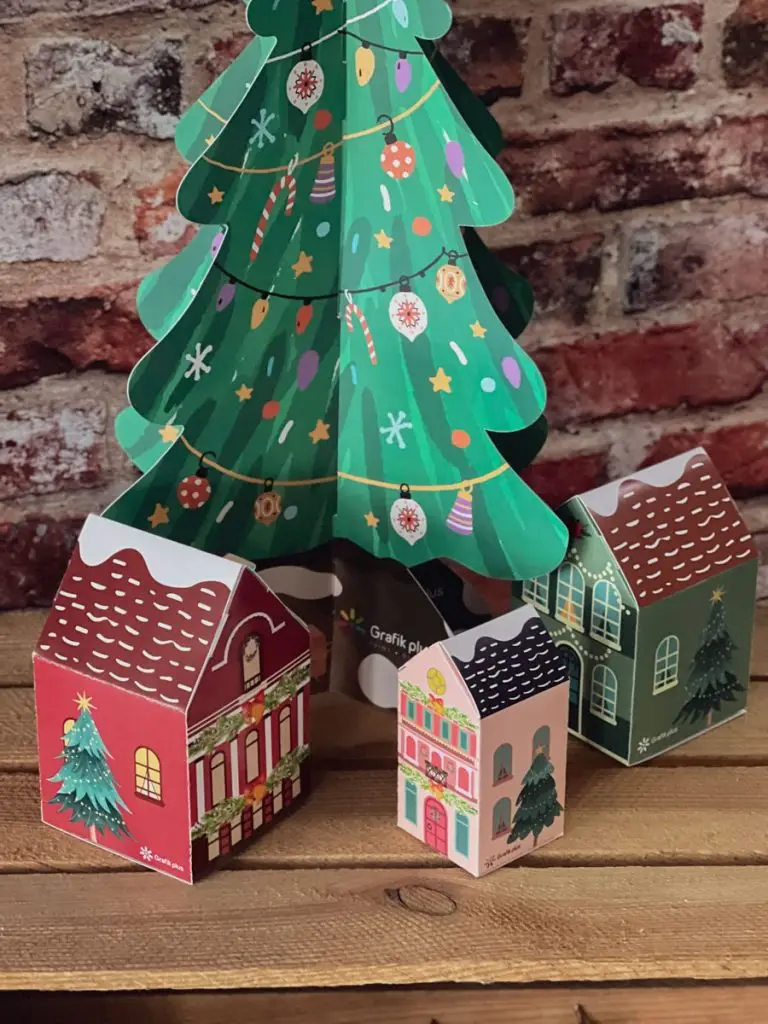 Village Noël papier - Grafik Plus-1