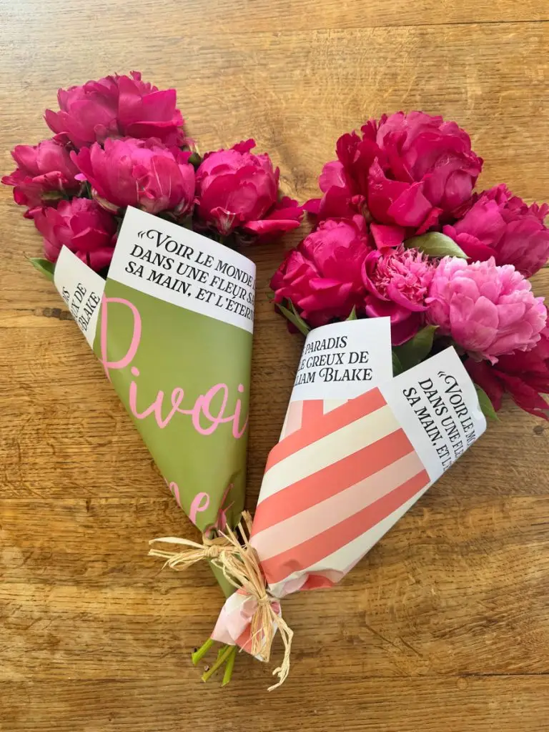 goodies - emballage papier fleurs bouquets Grafik Plus