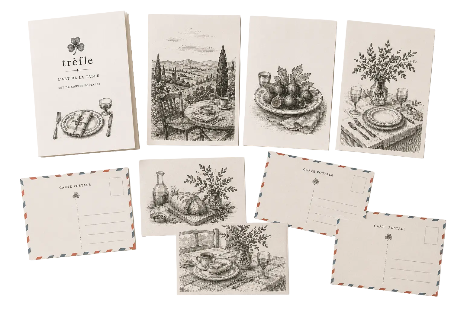 impression set cartes postales